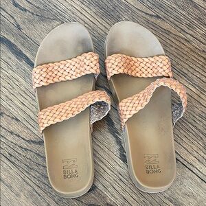 Billabong Women's Braided Tan Sandals